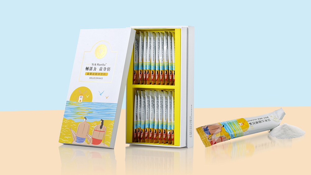 益美达代餐食品包装设计